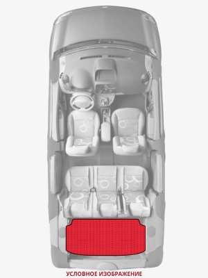 ЭВА коврики «Queen Lux» багажник для Daihatsu Move (LA150, LA160)